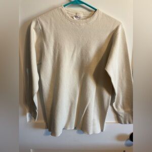 Elegant Cream Crewneck Sweater